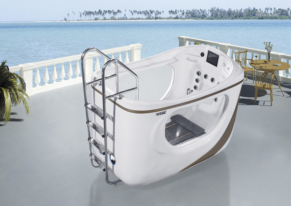 爬梯式水下跑步机