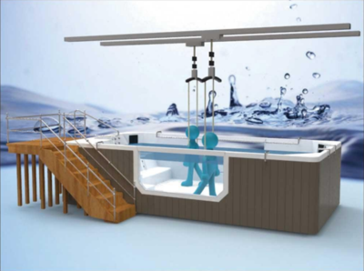 水中步行浴槽