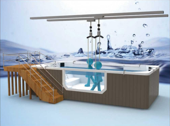 水中步行浴槽